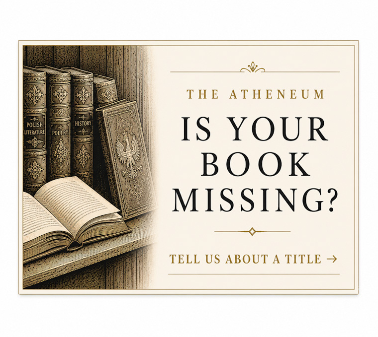 Submit a Book — Help us build the world's most complete collection of Polish literature in English